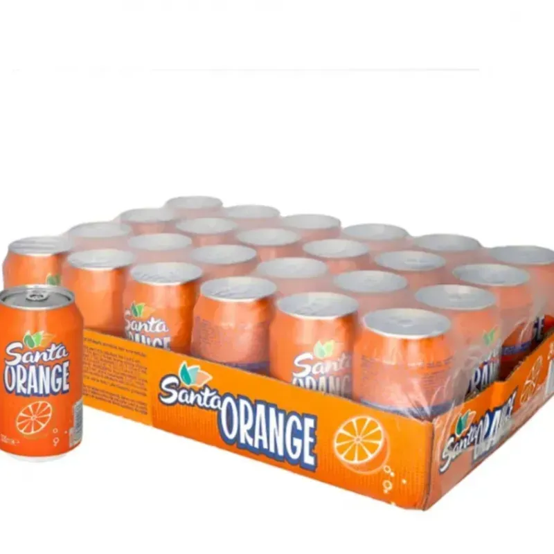 Caja de refresco de naranja
