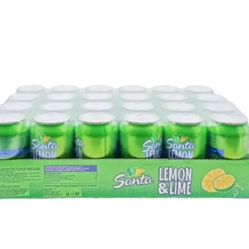 Caja de refrescos de limón 