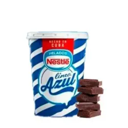 Pote de helado de Chocolate