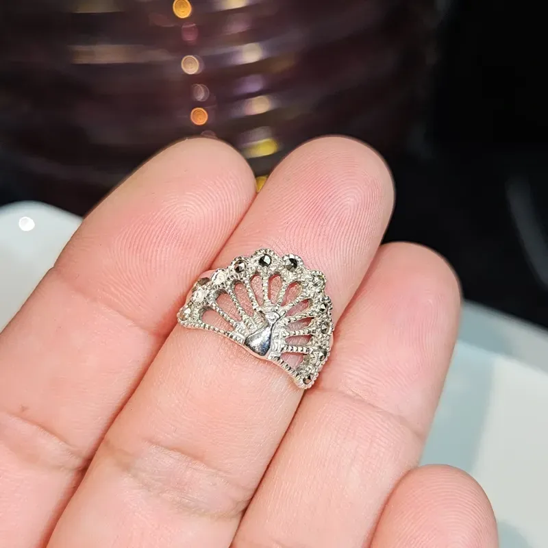 Anillo de plata y Marquesitas 