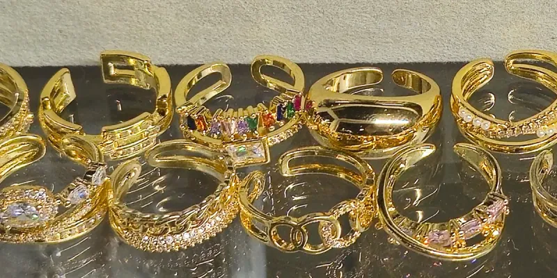 Anillos chapa de oro