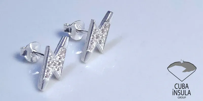 Aretes de plata 925