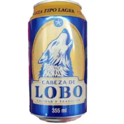 Caja de Cerveza - Cabeza de Lobo