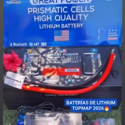 BATERÍAS LITHIUM TOPMAP 2026 72V 65ah🔥