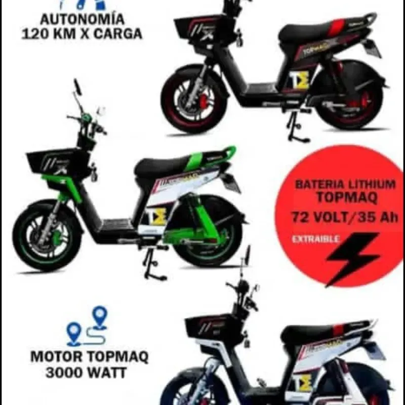 Bicimoto Topmaq Evolution 2025 72 volt x 35 ah
