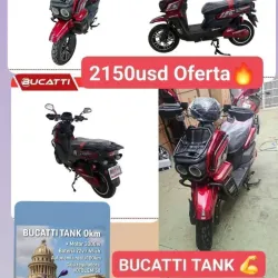 *Moto Eléctrica bucatti TANK 🏍️*  