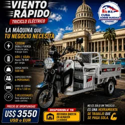 🔥🛺 TRICICLO ELÉCTRICO – VIENTO RÁPIDO 🛺🔥 😛😛