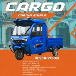 TRICICLO RALI Cargo cabina simple 💪 🔥