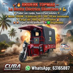 Triciclos TOPMAQ BRIDERK 2026💪🤝