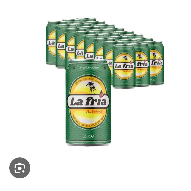 Cerveza La Fría 24 unidades