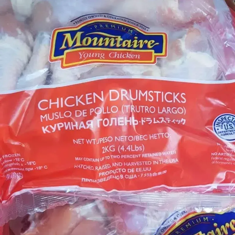 2 paquetes 8.8 lb muslo 