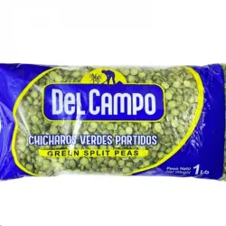 Paquete Chícharo verde picado  Del Campo 1lb 