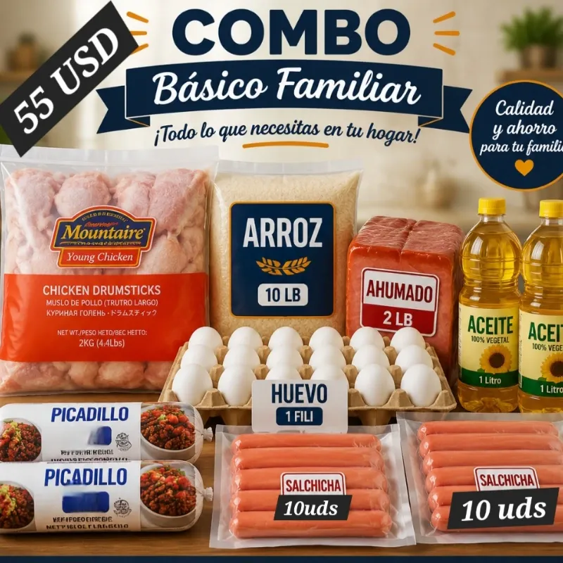COMBO FAMILIAR BÁSICO (VER DESCRIPCIÓN)