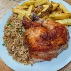 Completa de pollo frito