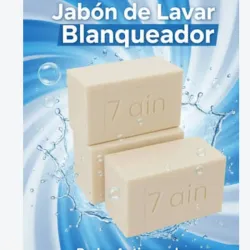 Jabón de lavar 7 ain con blanqueador 160g
