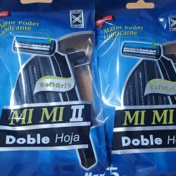 Paquete de máquinas de  afeitar doble hoja MI MI II (5 piezas)