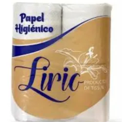 Paquete papel sanitario  4 riñlos Lirio suave
