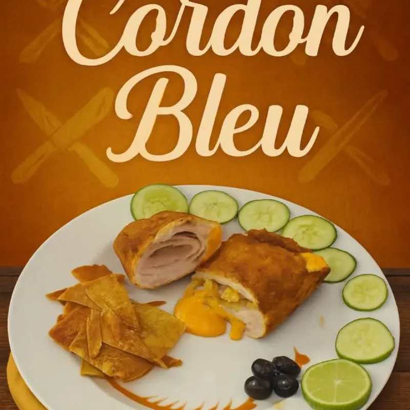 Pechuga de pollo a la cordon bleu