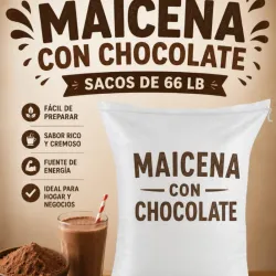 Polvo de maicena para natilla  sabor chocolate xlb