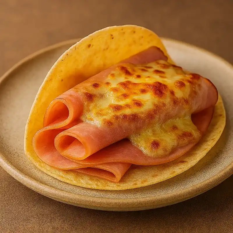 Taco ( jamón y queso ) 