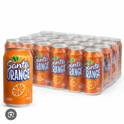 Refresco lata de naranja caja de 24 x 330ml 