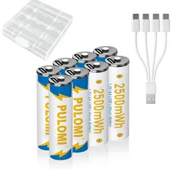 Pilas recargables Tipo-C