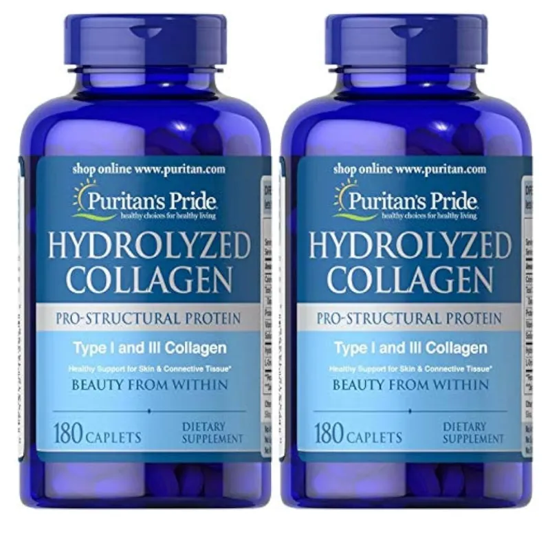 Puritan's Pride Colágeno hidrolizado 1000 mg-180 cápsulas 
