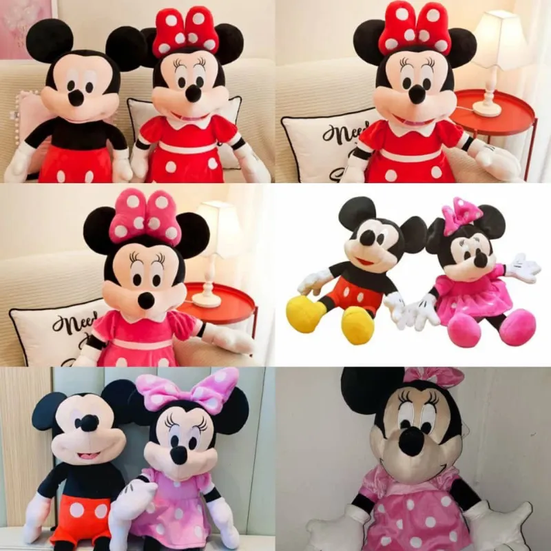Peluches Mickey & Minnie 