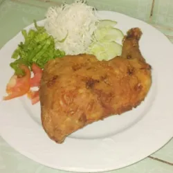 Pollo frito (muslo y contramuslo)