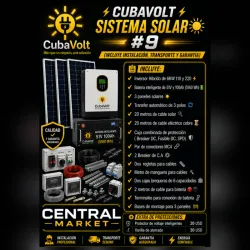 Sistema Solar☀️ #9 (INCLUYE INSTALACIÓN, TRANSPORTE Y GARANTÍA)