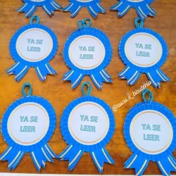 Medalla de botón "Ya se leer"