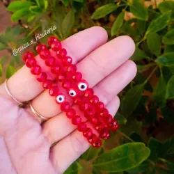 Pulsera de swarovski rojo