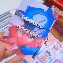 Pulsera Stitch y Ángela