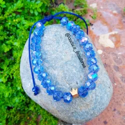 Pulsera swarovski azul tornasol 👑