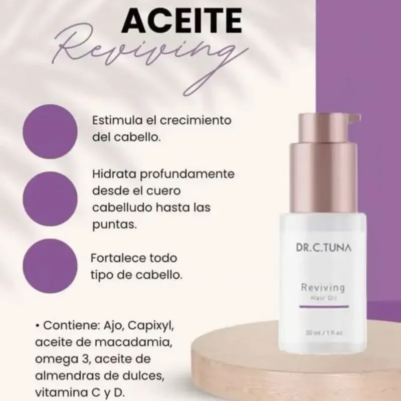 Aceite de Ajo - Línea Reviving -