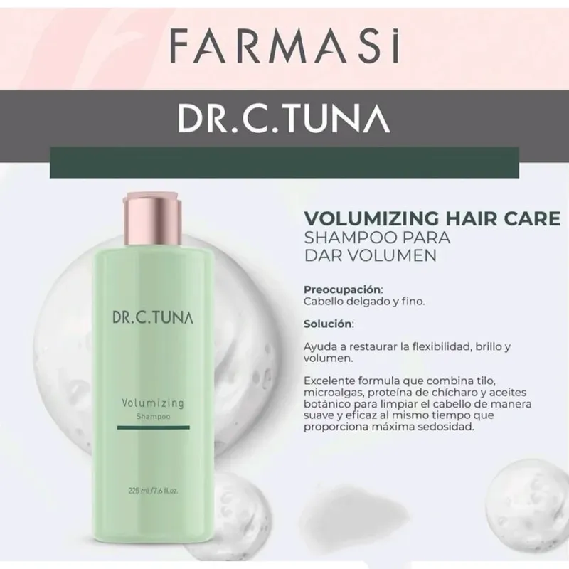 Shampoo para dar volumen al cabello