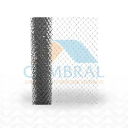 ROLLO DE MALLA ESLABONADA METÁLICA DE1.80 M X 10 M