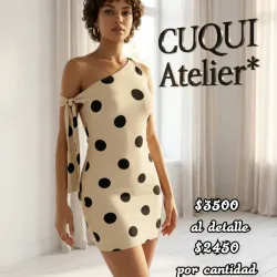 Vestido elegante de hombro amarrado