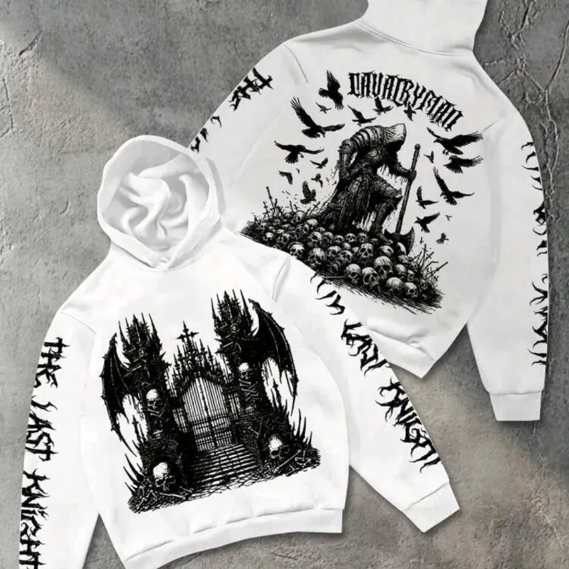 🤍 Abrigo con capucha — Blanco