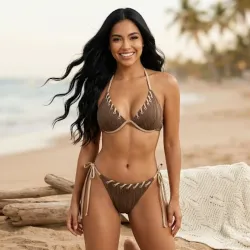 🤎 Bikini de cordones — Carmelita