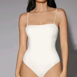 Body de tirantes espaguetis Blanco