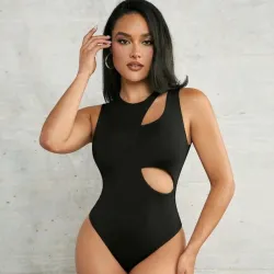 🖤 Body con abertura — Negro