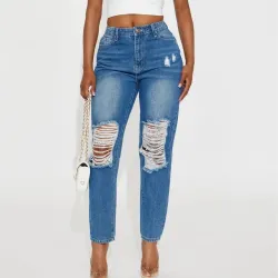 💙 Boyfriend Jeans — Azul