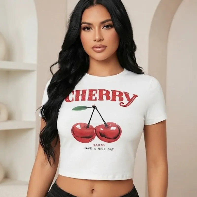 🤍 Camiseta con diseño — Blanco