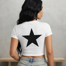🤍 Camiseta con diseño — Blanco 