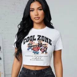 🤍 Camiseta con diseño — Blanco