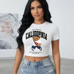 🤍 Camiseta con diseño — Blanco