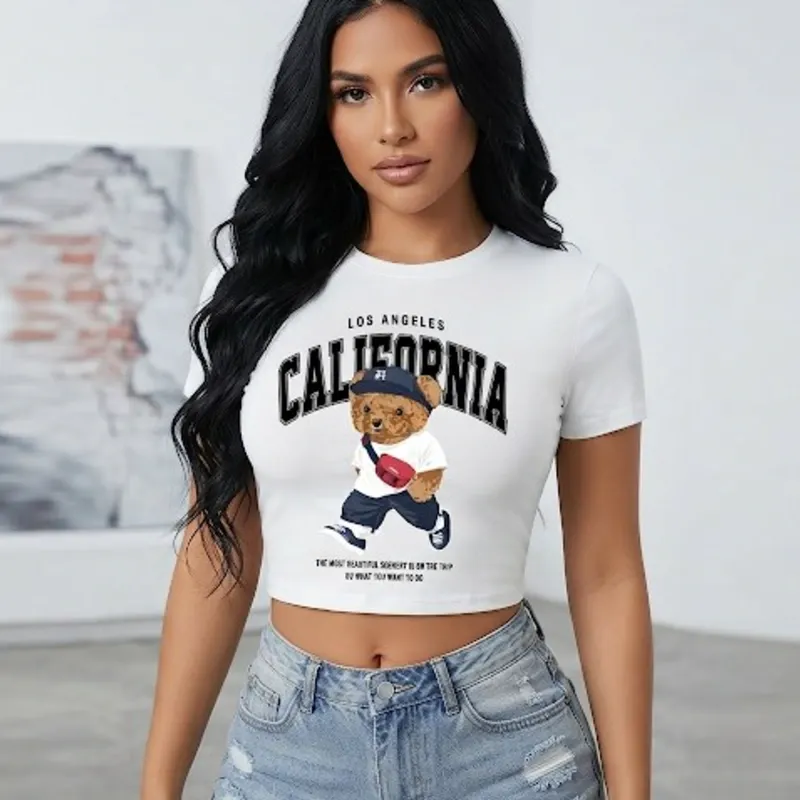 🤍 Camiseta con diseño — Blanco
