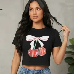 🖤 Camiseta con diseño — Negro