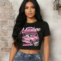 🖤 Camiseta con diseño — Negro
